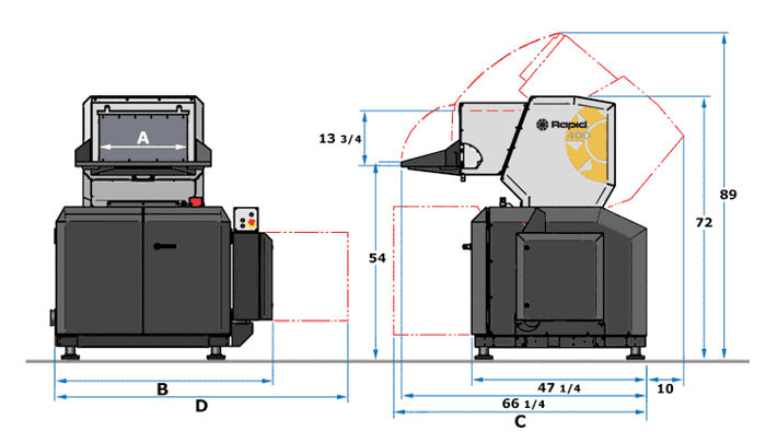 400 "Open-Hearted" Dimensional drawing/layout