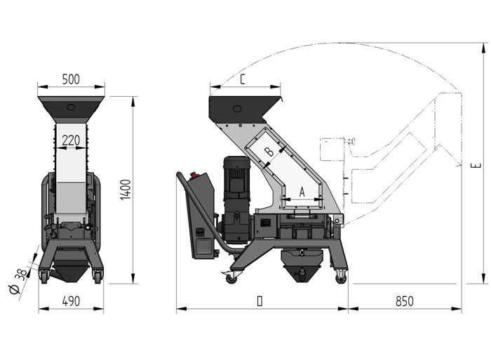 OneCUT PRO Dimensions